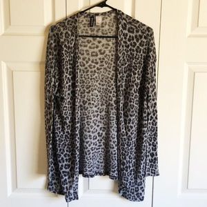 Leopard Print Cardigan